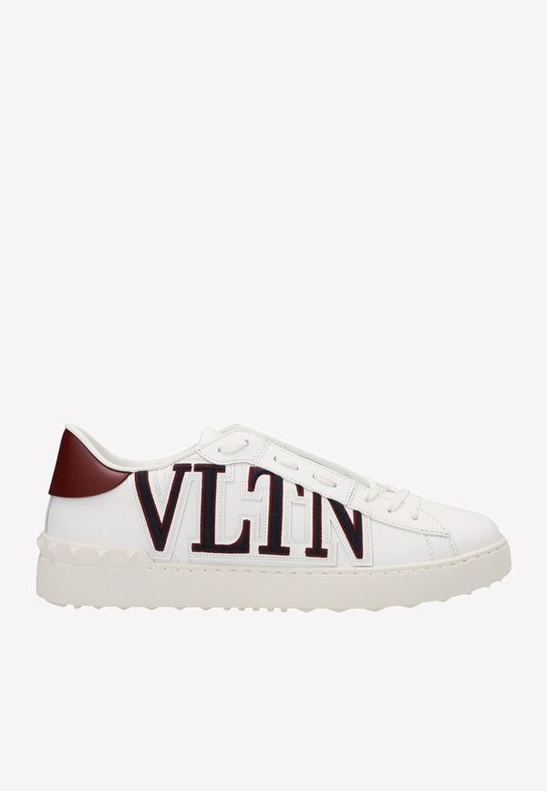 Valentino Open Leather Low-Top Sneakers White 1Y2S0830BAA 7QE
