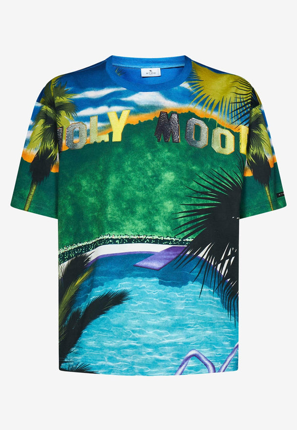 Etro Hollymood' Short-Sleeved T-shirt Multicolor 1Y699-9481 0250
