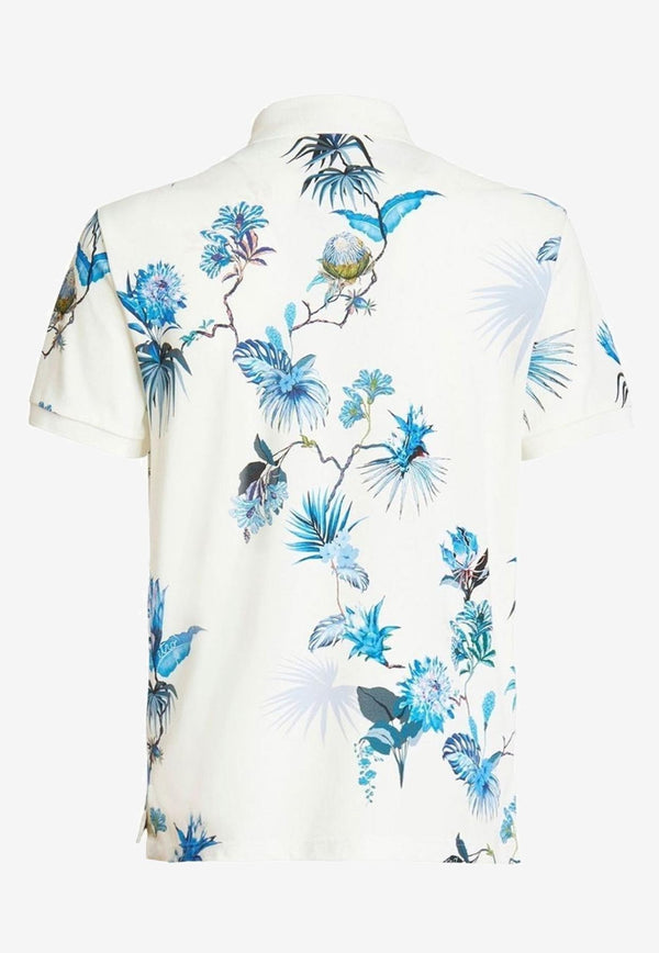 Etro Floral Short-Sleeved T-shirt White 1Y800-9442 0990