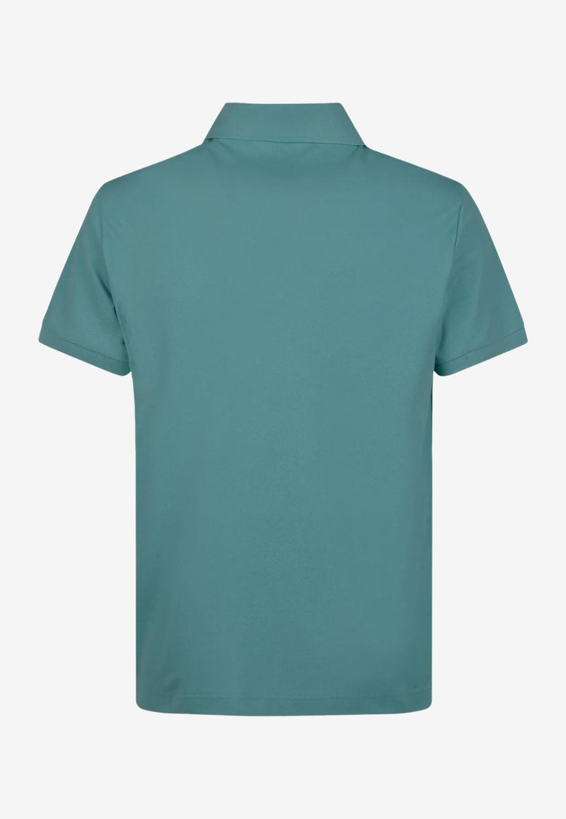 Etro Pegaso-Embroidery Polo T-shirt Blue 1Y999-9440 0251