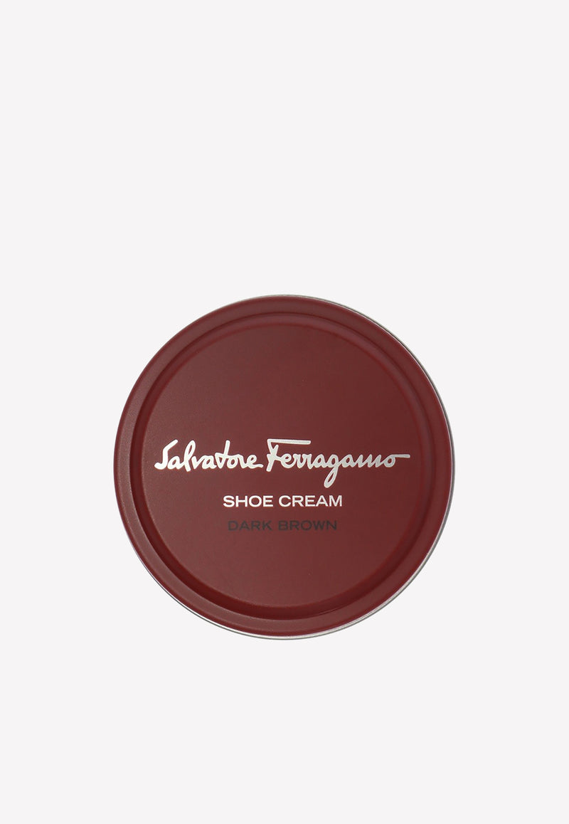 Salvatore Ferragamo Shoe Polish Cream Dark Brown 990063 504392 CREAM