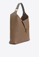 Marcie Hobo Shoulder Bag in Calf Leather