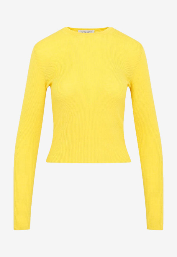 Kaia Long-Sleeved Ribbed Top