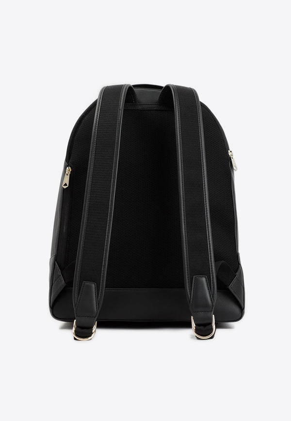 Signature Stripe Leather Backpack