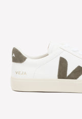 Veja Low Top Campo Sneakers in Leather 42464541016245 CP0502347 EXTRA WHITE KHAKI