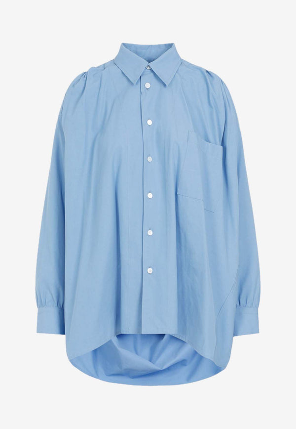 Bottega Veneta Cotton Shirt -  Admiral - 4255 Admiral