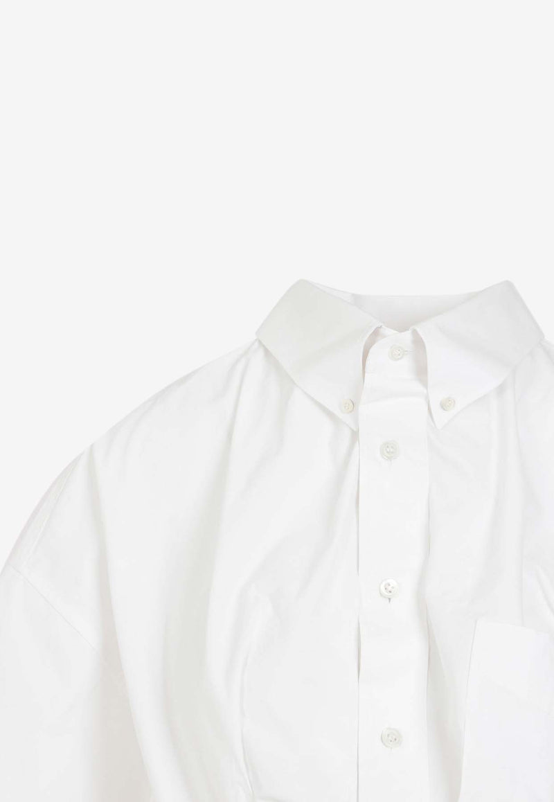 Button-Down Short-Sleeved Shirt