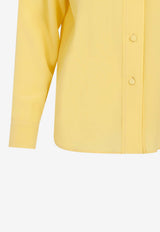 قميص غوتشي كريب دي شين - أصفر قزحي - 7518 أصفر قزحي