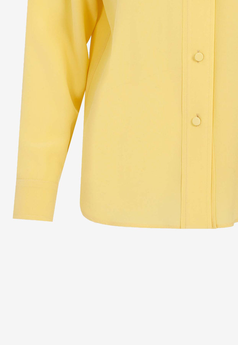 قميص غوتشي كريب دي شين - أصفر قزحي - 7518 أصفر قزحي