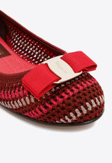 Varina Crochet Knit Ballet Flats