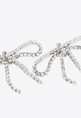 Archive Ribbon Crystal-Embellished Earrings