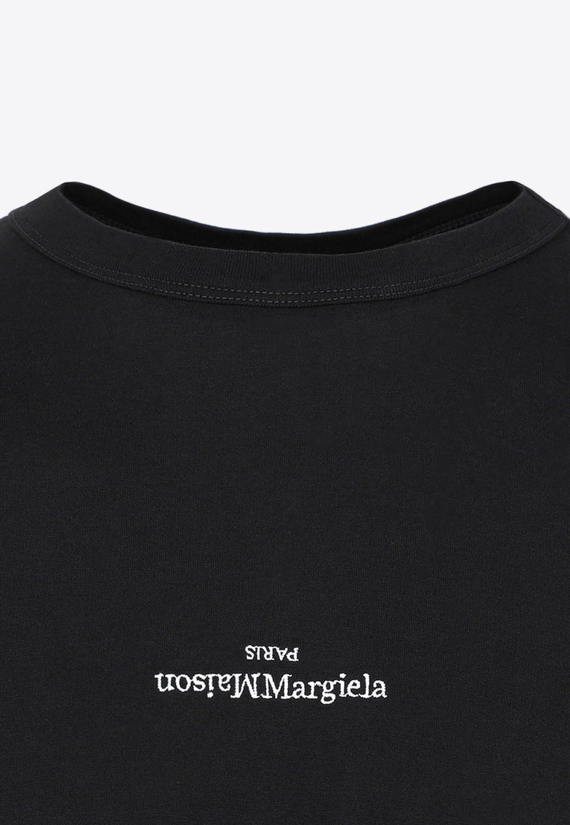 Logo-Embroidered Crewneck T-shirt