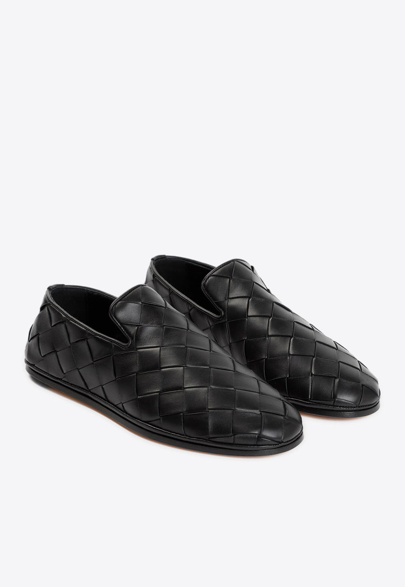 Sunday Intrecciato Leather Loafers