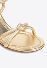 Cassis 60 Sandals in Metallic Nappa Leather