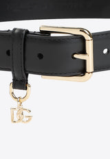 DG Logo Leather Belt