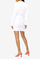 Jacquemus La Robe Bahia Mini Shirt Dress White 21H213DR0091020100