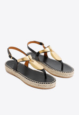 Pema Flat Sandals in Leather