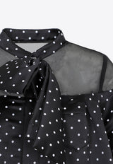 Polka-Dot Long-Sleeved Shirt
