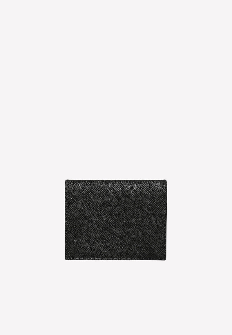 Salvatore Ferragamo Gancini Compact Leather Wallet Black 22D780 154 726512 NERO