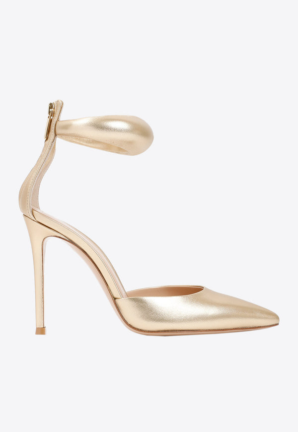 105 Pumps in Metallic Nappa Leather