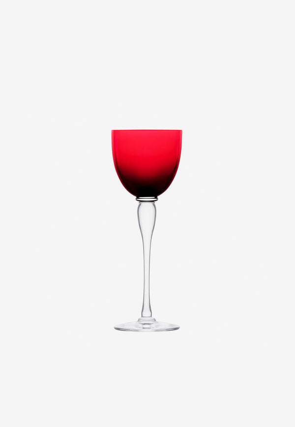 Saint Louis Amadeus Crystal Hock Glass Red 2302021
