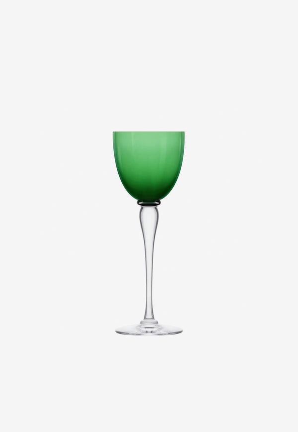 Saint Louis Amadeus Crystal Hock Glass Green 2302022
