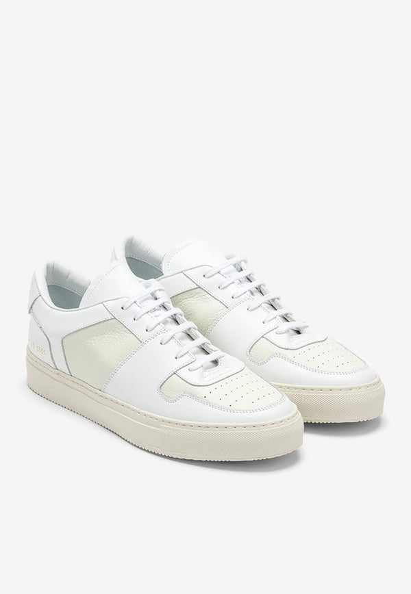 Common Projects Leather Low-Top Sneakers 2348LE/L White