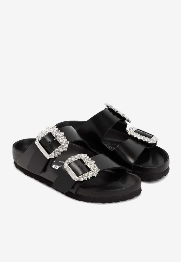 Arizona Crystal-Embellished Sandals