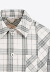 Deconstructed Checked Overshirt