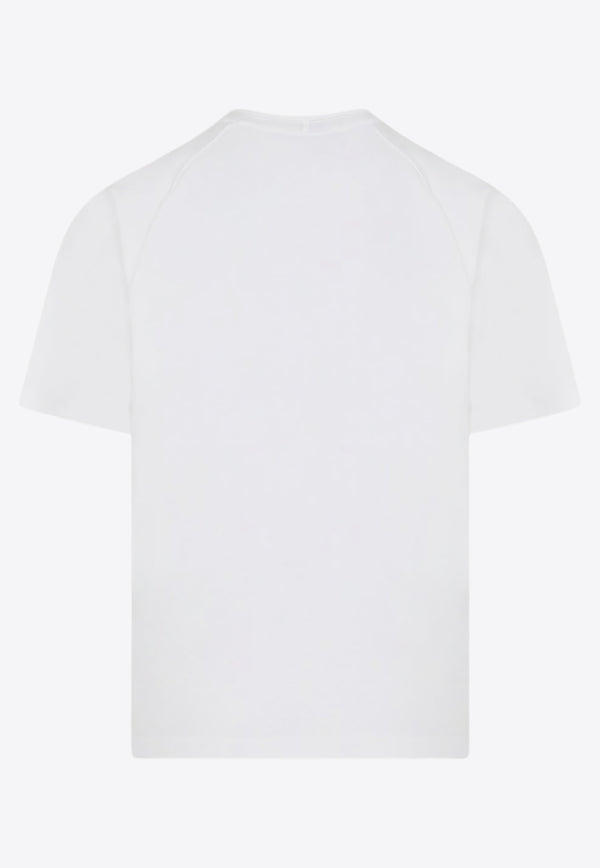 قميص من طراز Loo-Printed Crewالرقبة T-قميص