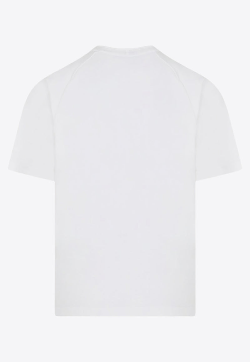 قميص من طراز Loo-Printed Crewالرقبة T-قميص