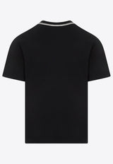 Flatlock Lace Short-Sleeved T-shirt