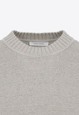 Deconstructed Zip-Pocket Knitted Sweater