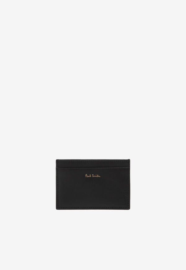 Paul Smith Leather Cardholder with Signature Stripe Details