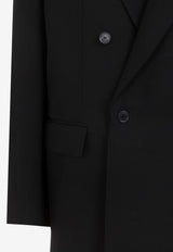 Double-Breasted Wool Blazer