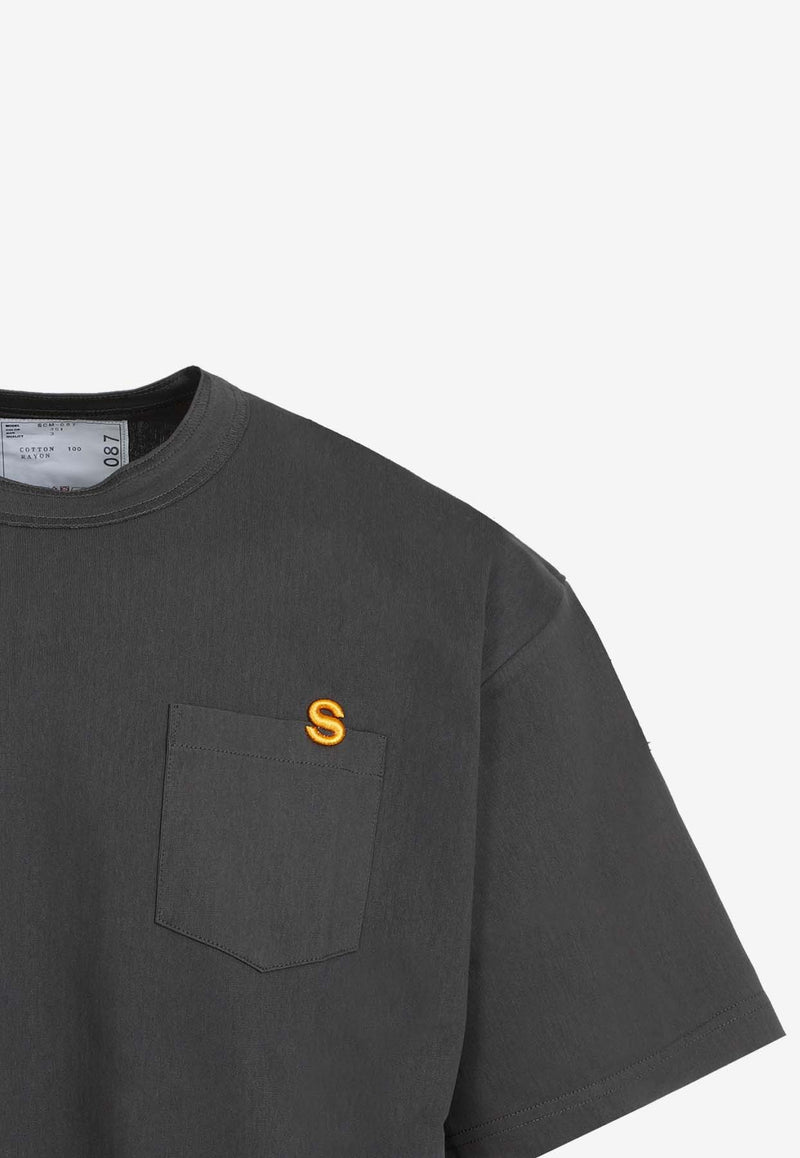 Logo-Embroidered Crewneck T-shirt