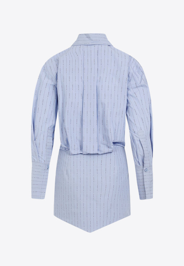 Silvye Mini Striped Shirt Dress