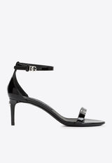 65 Logo Sandals in Patent Leather