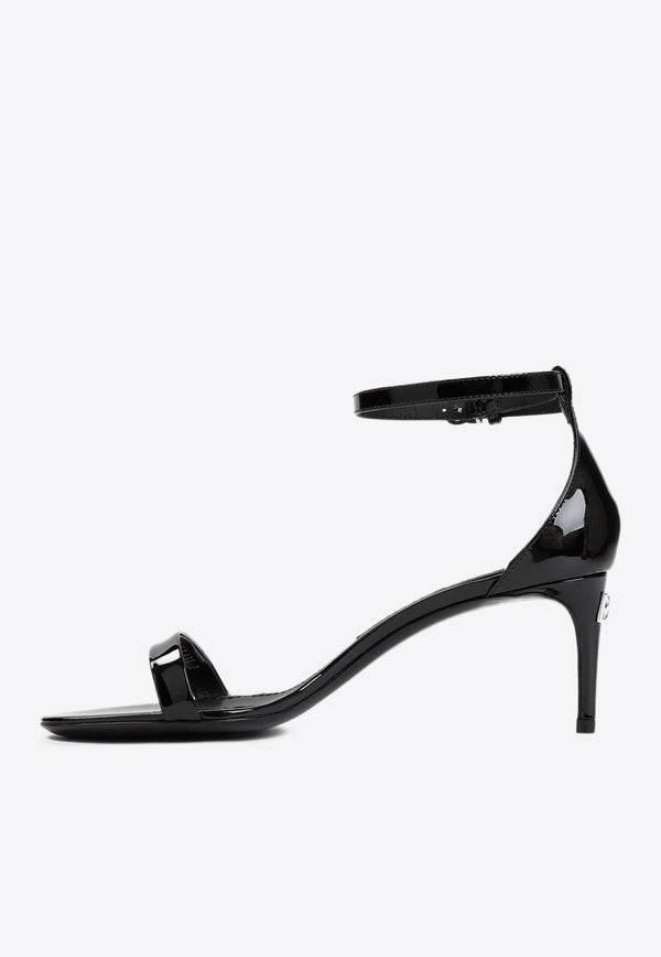 65 Logo Sandals in Patent Leather