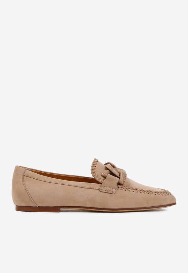 Chain Leather Loafers