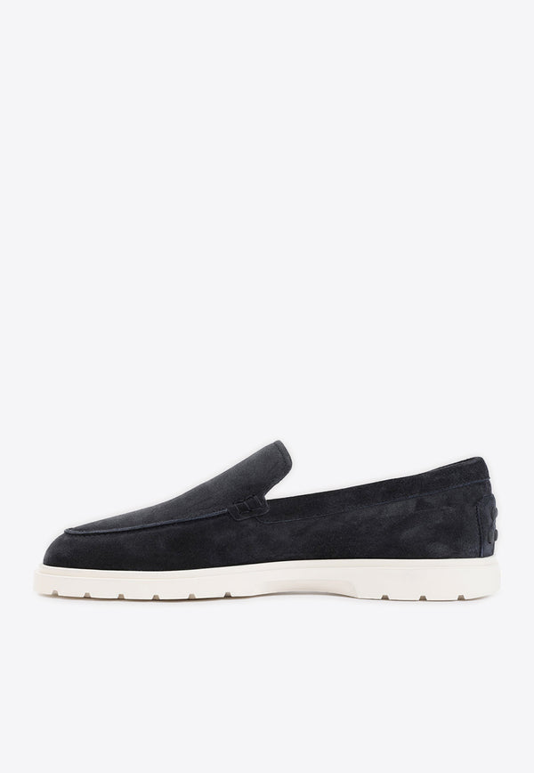 T-Logo Suede Loafers