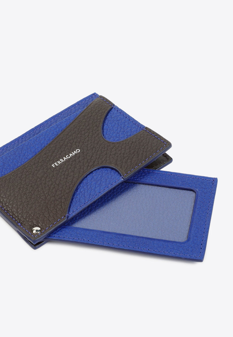 Cut-Out Leather Cardholder