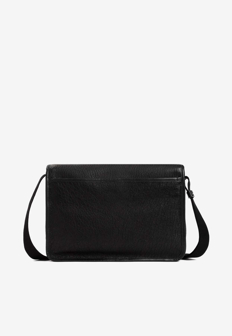 Niki Messenger Bag in Grained Leather