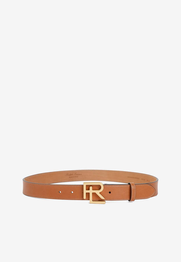 RL Buckle Leather Belt