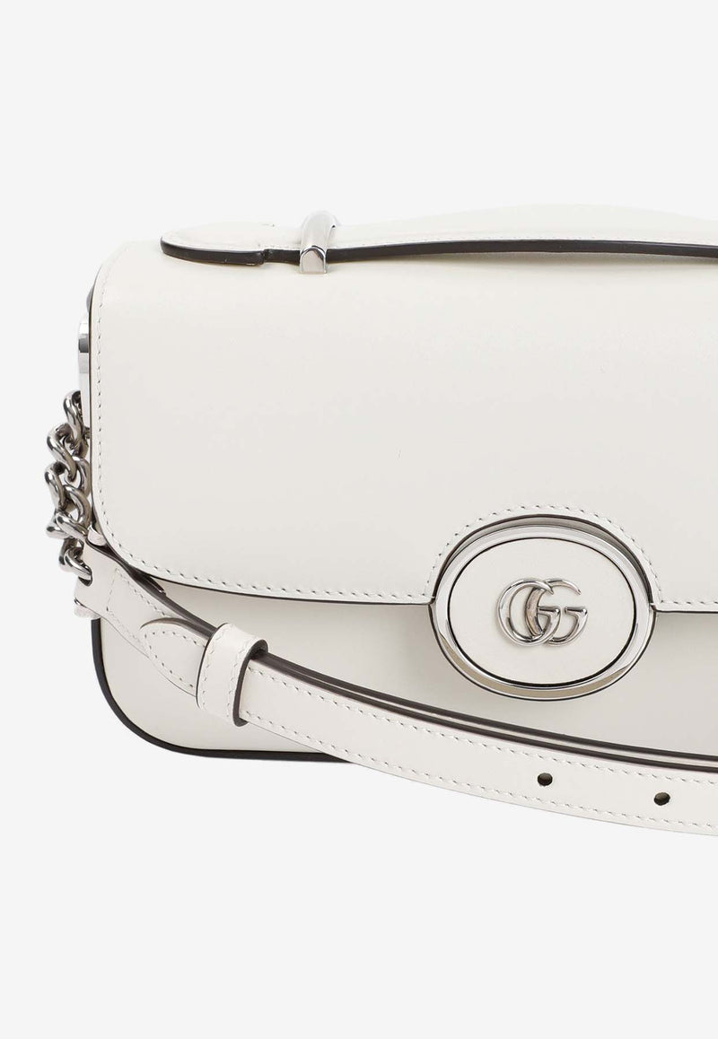 Gucci Petite Calf Leather Handbag -  Mystic White - 9022 Mystic White