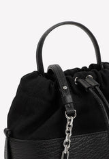 5AC Drawstring Bucket Bag in Calf Leather
