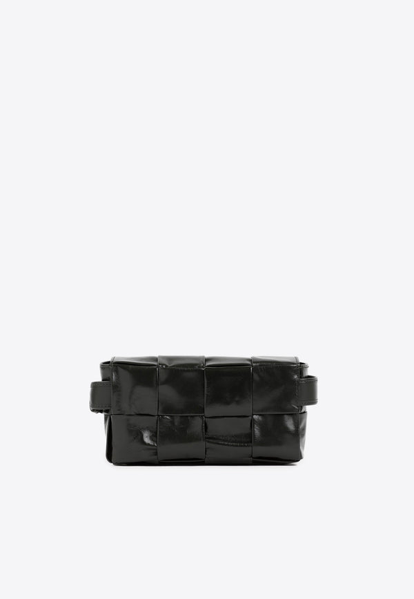 Mini Cassette Calf Leather Belt Bag