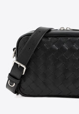 Small Intreccio Nappa Leather Crossbody Bag