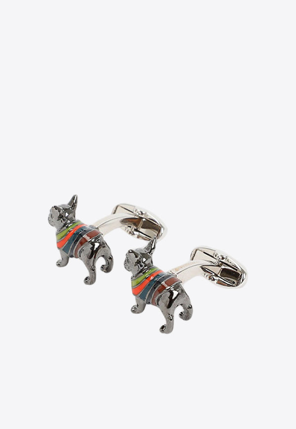 Artist Stripe French Bulldog Cufflinks