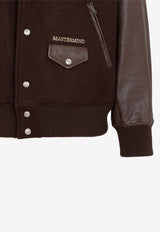 Mastermind Blouson Jacket in Cashmere  MW22S09.BL005 BROWN